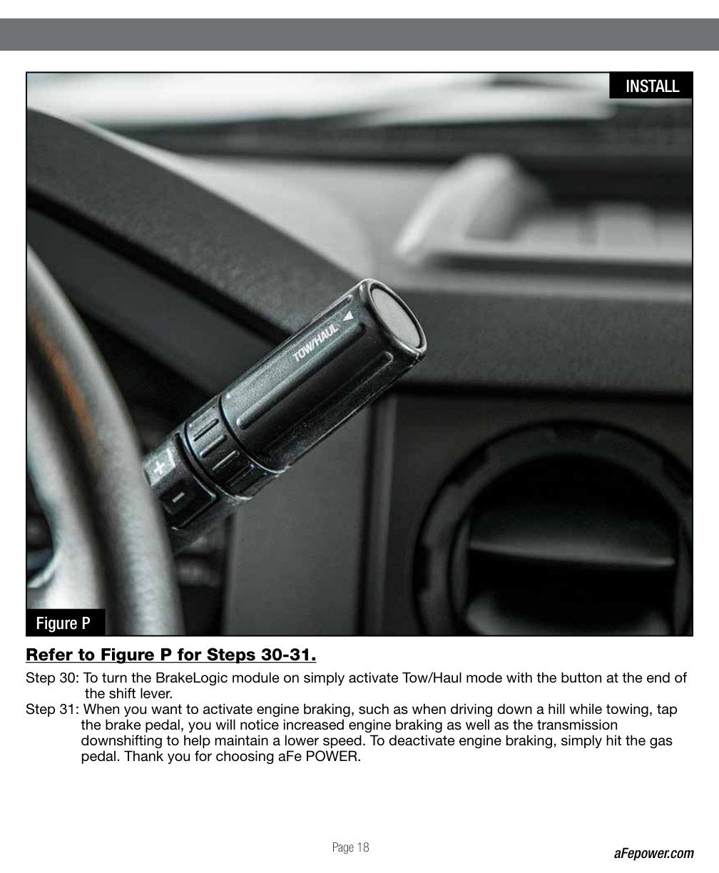 aFe BrakeLogic Exhaust Brake Controller Module | Ford Diesel Trucks V8-6.7L (11-16) (77-63002)