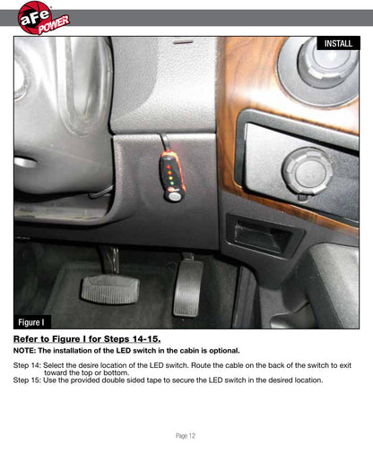 aFe SCORCHER BLUE Bluetooth Capable Power Module | Ford Diesel Trucks V8-6.7L (11-16) (77-83014)