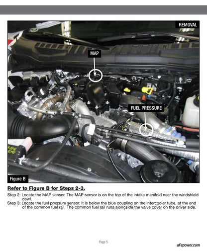 aFe SCORCHER BLUE Bluetooth Capable Power Module | Ford Diesel Trucks V8-6.7L (17-18) (77-83020)