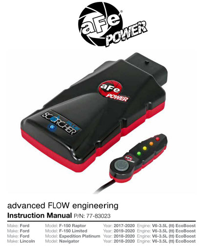 aFe Scorcher Blue Module | Ford F-150 Raptor 2015-26 (77-83023)