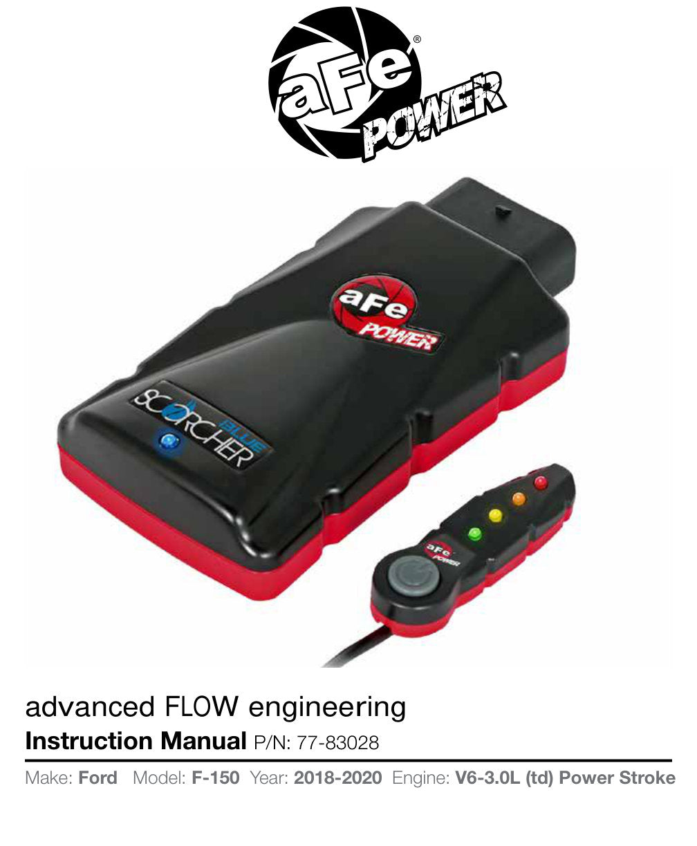 aFe SCORCHER Power Module | Ford F-150 (15-20,21+ V6-3.0L) (77-83028)