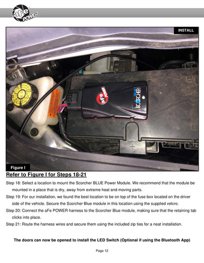 aFe Scorcher Blue Power Module | Ford Explorer V6 3.0L TT (20-21) (77-83043)