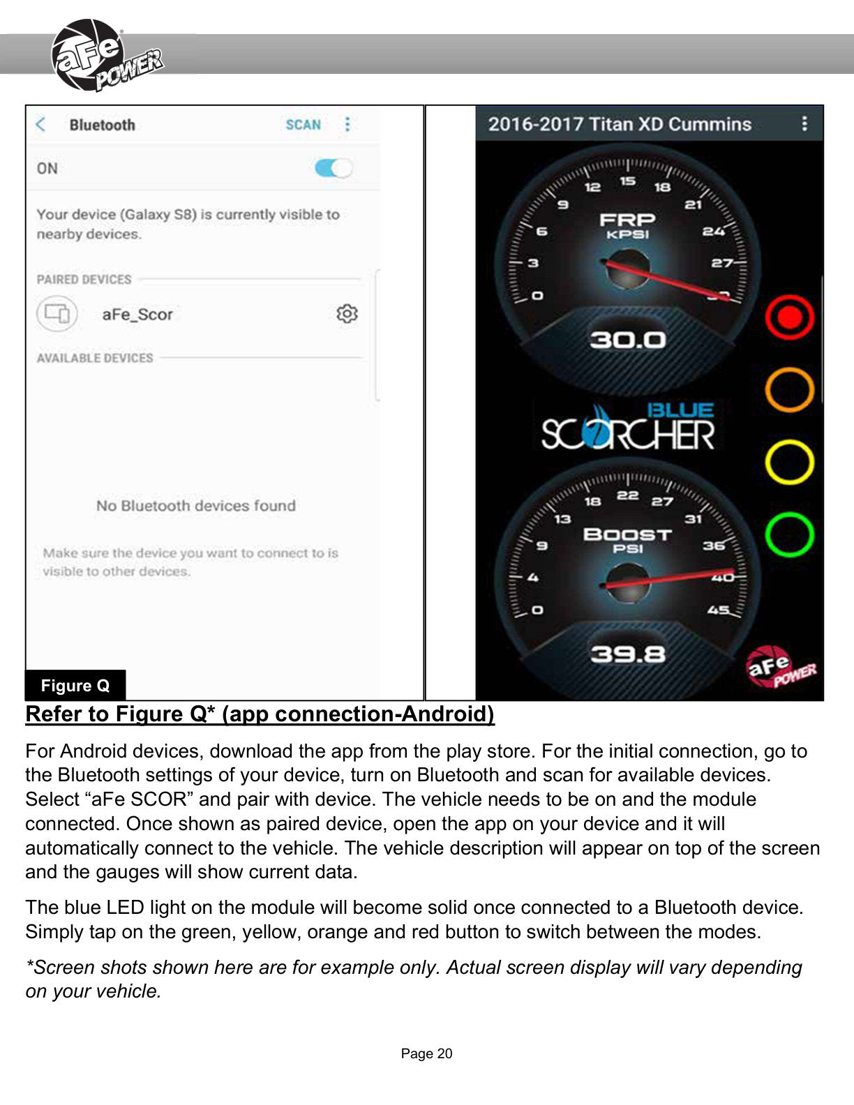 aFe Scorcher Blue Power Module | Ford Bronco Raptor 21-26 (77-83050)