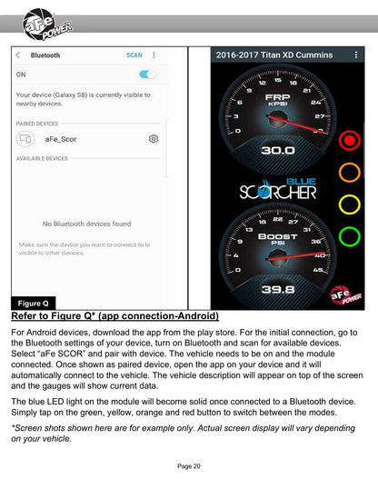 aFe Scorcher Blue Power Module | Ford Bronco Raptor 21-26 (77-83050)