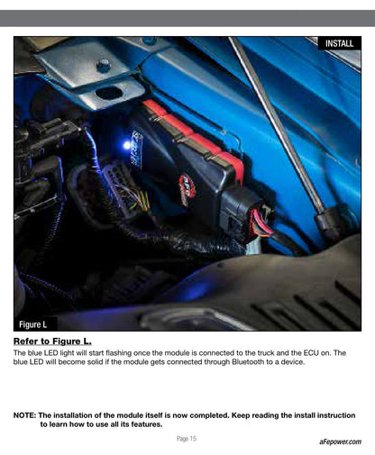 aFe SCORCHER BLUE Bluetooth Capable Power Module | 11-14 GM Diesel Trucks 6.6L V8 (LML) (77-84007)