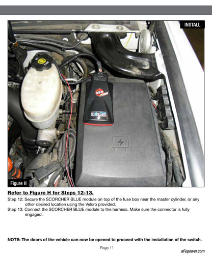 aFe SCORCHER BLUE Bluetooth Capable Power Module | GM Diesel Trucks 6.6L V8 LML (15.5-16) (77-84008)