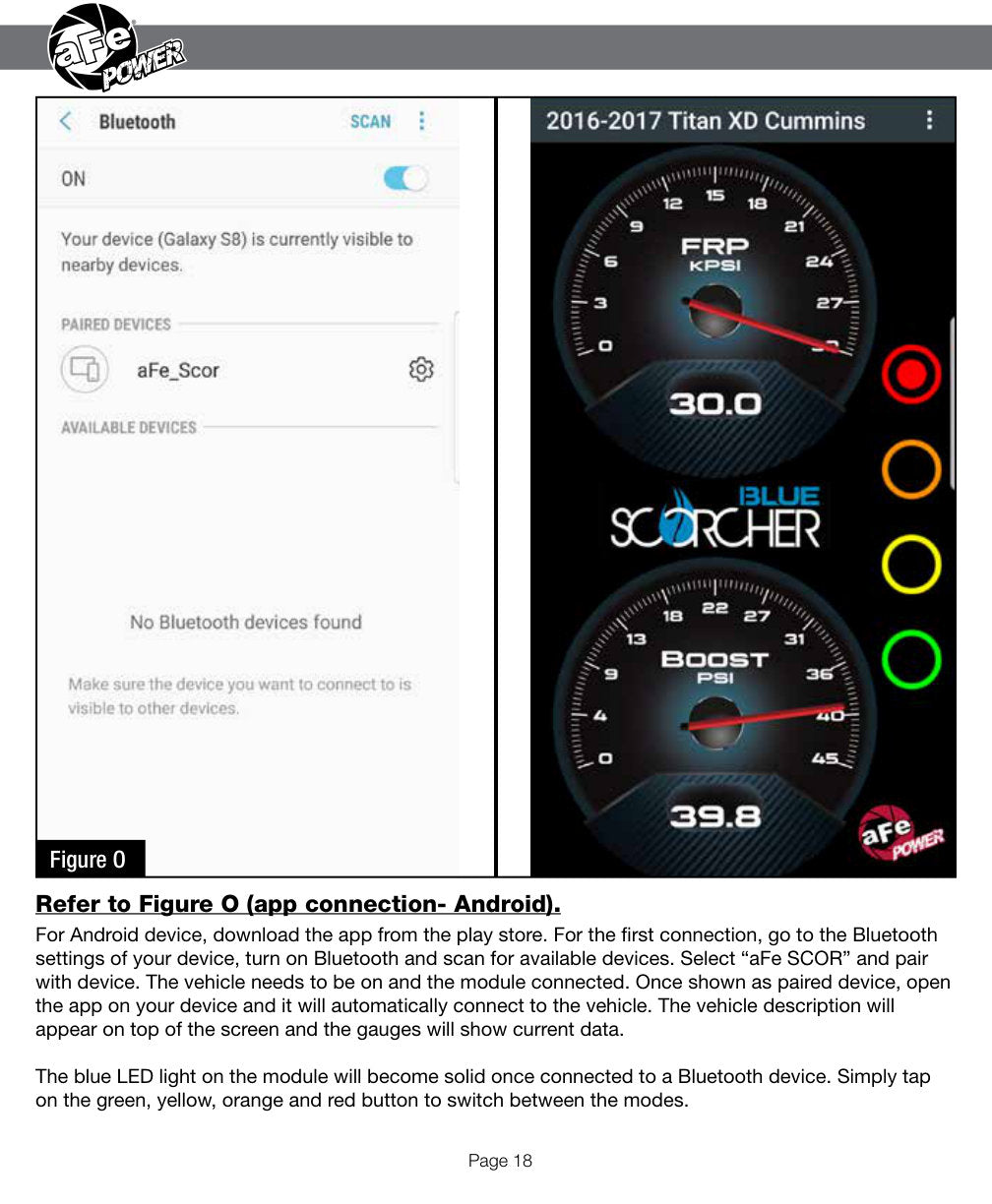 aFe SCORCHER BLUE Bluetooth Capable Power Module | GM Diesel Trucks 6.6L V8 LML (15.5-16) (77-84008)