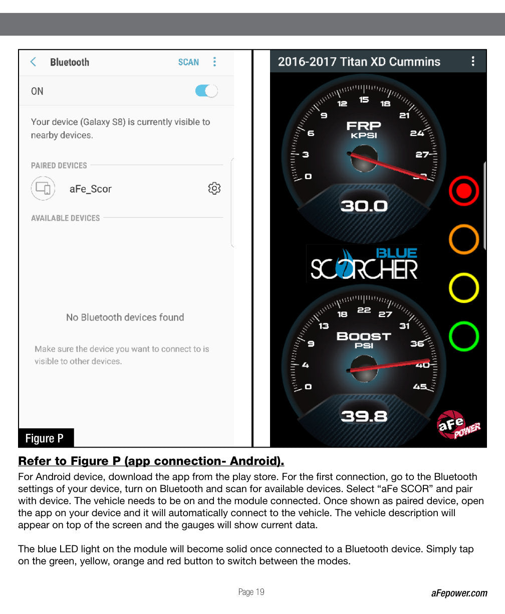 aFe SCORCHER BLUE Bluetooth Capable Power Module | GM Colorado (16-19) (77-84009)