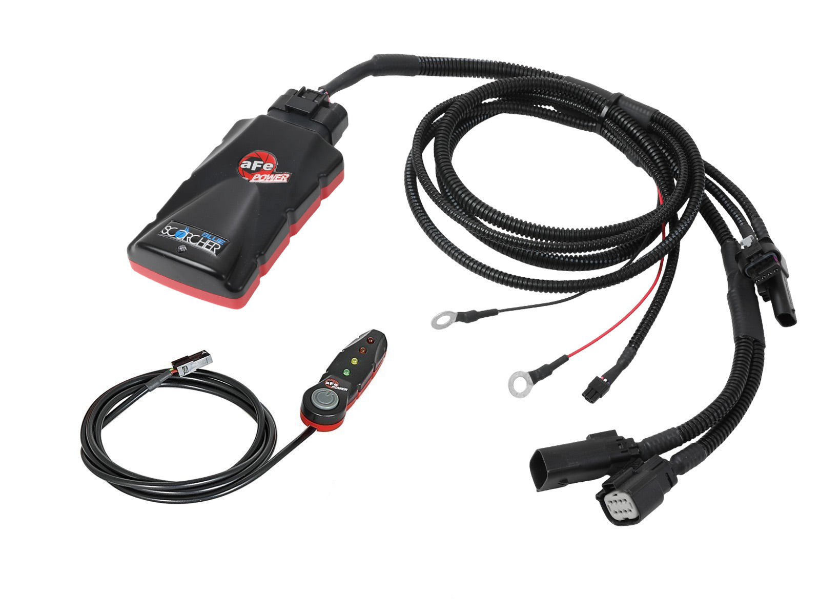 aFe SCORCHER BLUE Bluetooth Capable Power Module | GM Diesel Trucks V8-6.6L (17-18) (77-84010)