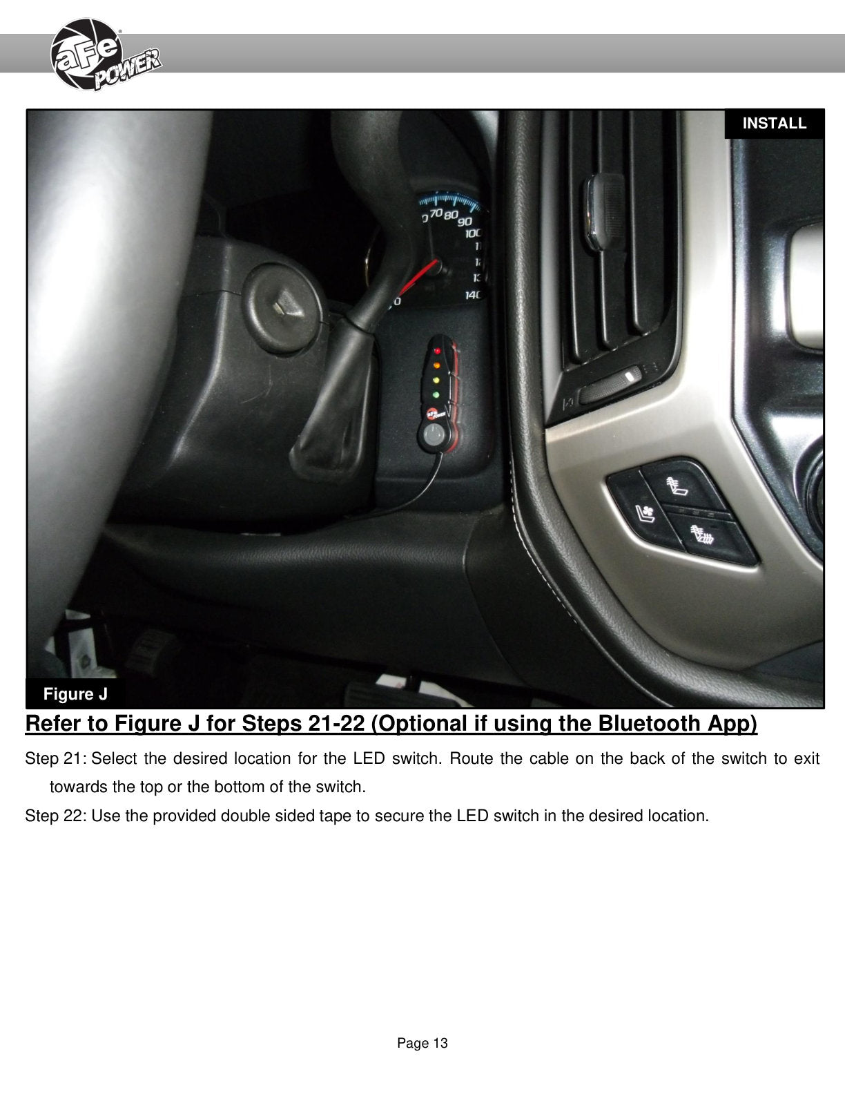 aFe SCORCHER BLUE Bluetooth Capable Power Module | GM Diesel Trucks V8-6.6L (17-18) (77-84010)