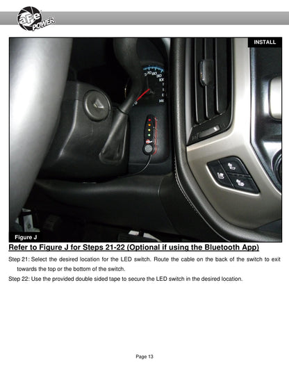aFe SCORCHER BLUE Bluetooth Capable Power Module | GM Diesel Trucks V8-6.6L (17-18) (77-84010)