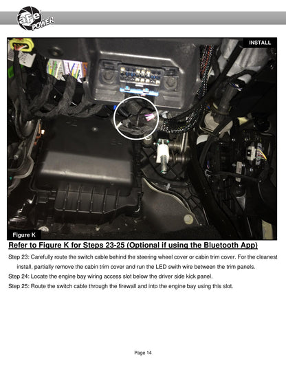 aFe SCORCHER BLUE Bluetooth Capable Power Module | GM Diesel Trucks V8-6.6L (17-18) (77-84010)