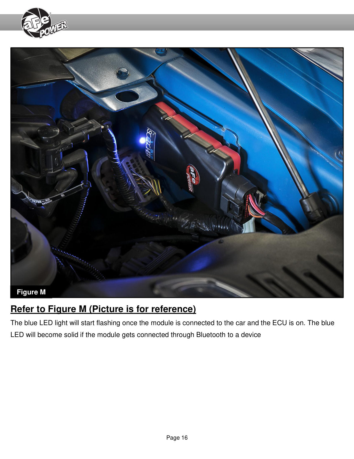 aFe SCORCHER BLUE Bluetooth Capable Power Module | GM Diesel Trucks V8-6.6L (17-18) (77-84010)