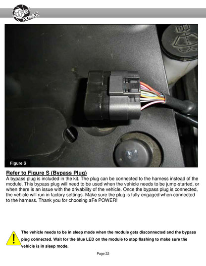 aFe SCORCHER BLUE Bluetooth Capable Power Module | GM Diesel Trucks V8-6.6L (17-18) (77-84010)