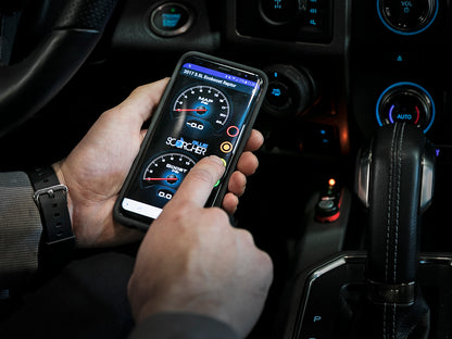 aFe SCORCHER BLUE Bluetooth Capable Power Module | GM Diesel Trucks V8-6.6L (17-18) (77-84010)