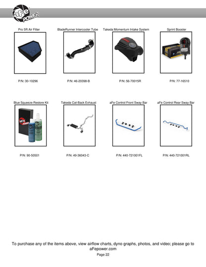 aFe Scorcher Blue Bluetooth Power Module | Toyota Supra 3.0L 2020 (77-86004)