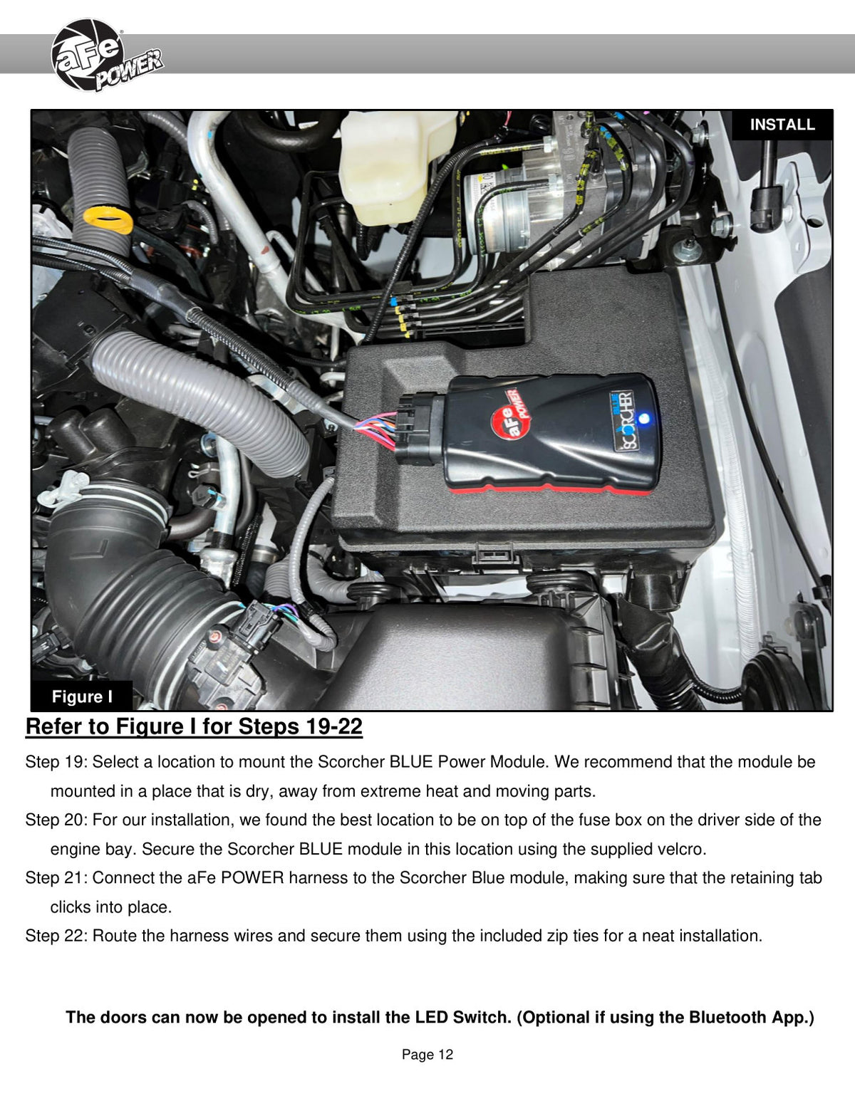 aFe Scorcher Blue Module Perf Tuner | Toyota Land Cruiser J300/Tundra V6-3.5L (22-23) (77-86005)