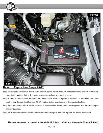 aFe Scorcher Blue Module Perf Tuner | Toyota Land Cruiser J300/Tundra V6-3.5L (22-23) (77-86005)