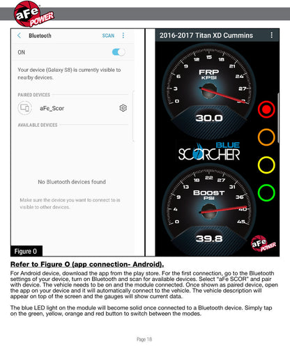 aFe SCORCHER BLUE Bluetooth Capable Power Module | Nissan Titan XD V8-5.0L (16-18) (77-86101)