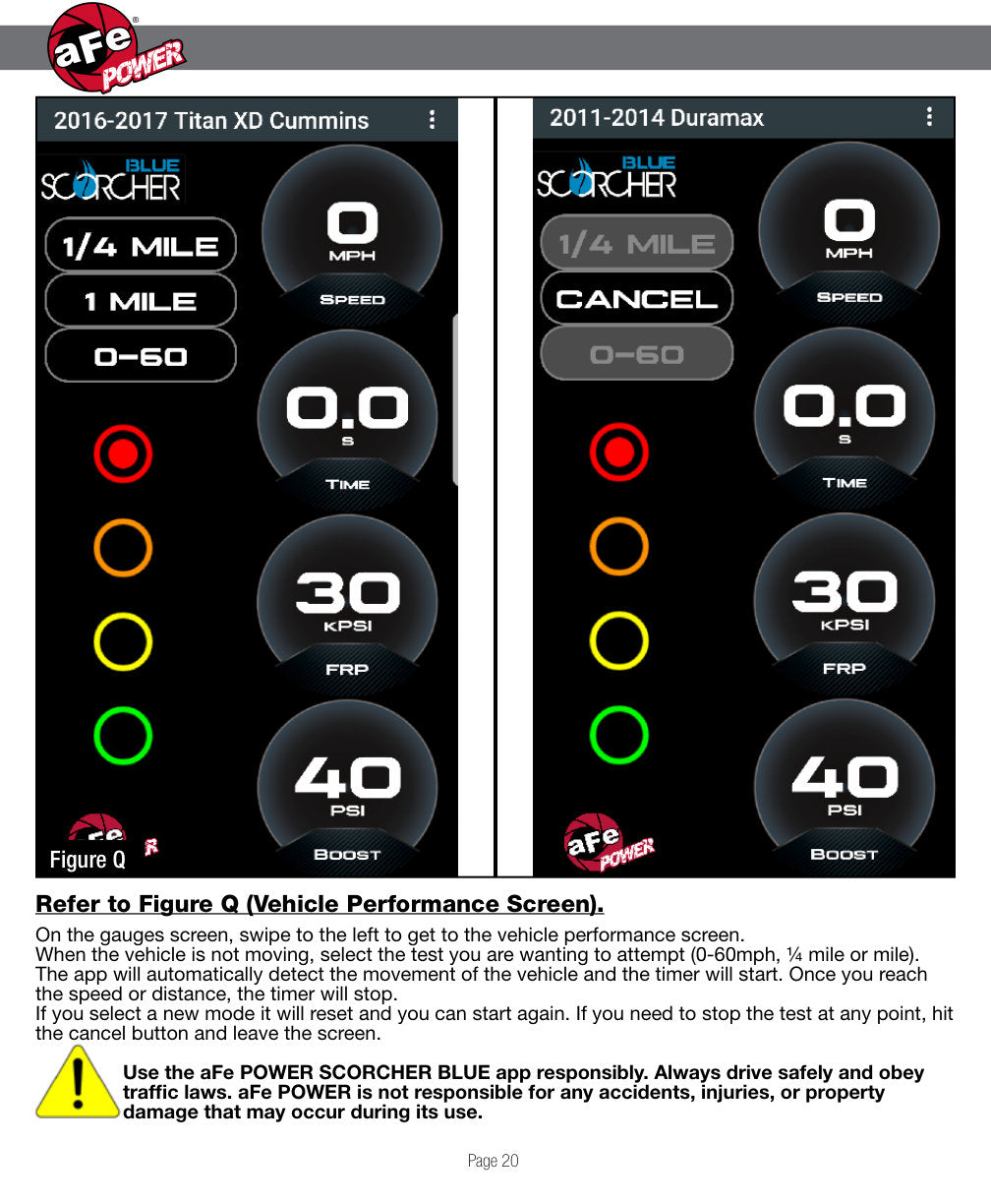 aFe SCORCHER BLUE Bluetooth Capable Power Module | Nissan Titan XD V8-5.0L (16-18) (77-86101)