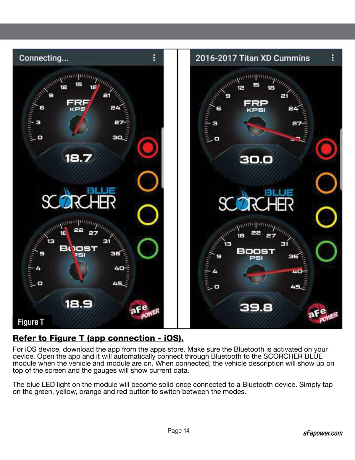 aFe SCORCHER BLUE Bluetooth Capable Power Module | Jeep Wrangler JL 18-21 (77-86206)