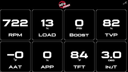 aFe AGD 5.5in Digital Gauge Display Monitor | Dodge/RAM/Ford/GM Diesel Trucks (08-18) (77-91001)