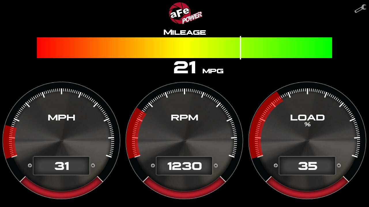 aFe AGD 5.5in Digital Gauge Display Monitor | Dodge/RAM/Ford/GM Diesel Trucks (08-18) (77-91001)