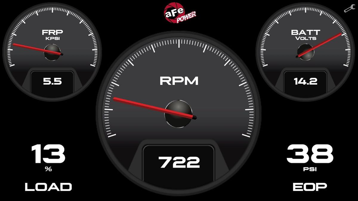 aFe AGD 5.5in Digital Gauge Display Monitor | Dodge/RAM/Ford/GM Diesel Trucks (08-18) (77-91001)