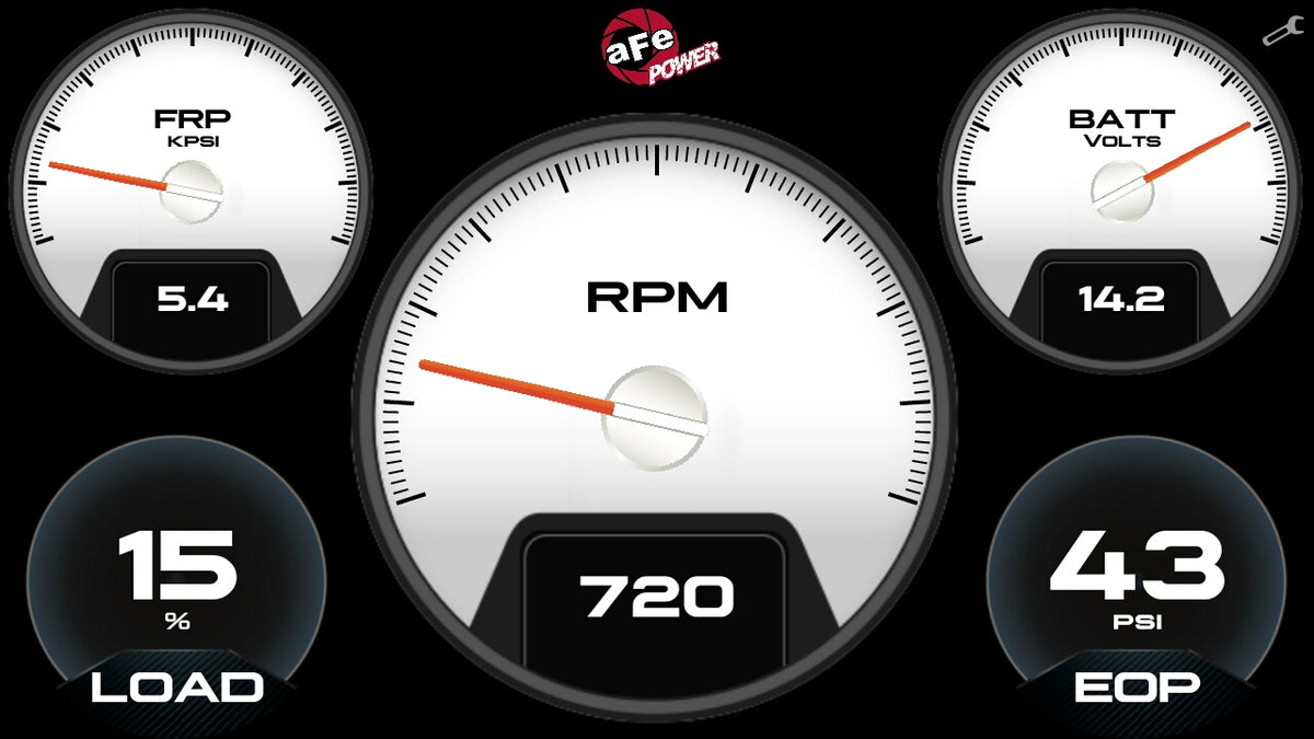 aFe AGD 5.5in Digital Gauge Display Monitor | Dodge/RAM/Ford/GM Diesel Trucks (08-18) (77-91001)