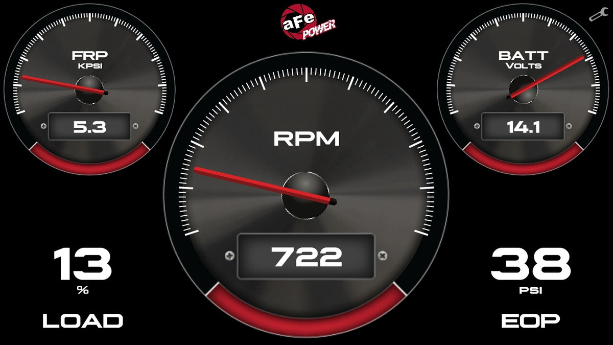 aFe AGD 5.5in Digital Gauge Display Monitor | Dodge/RAM/Ford/GM Diesel Trucks (08-18) (77-91001)