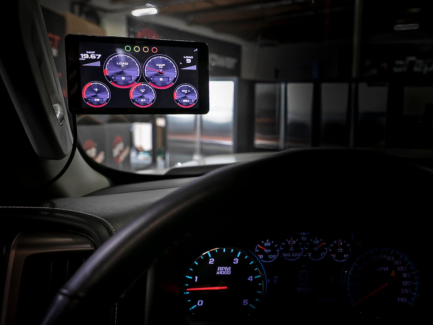 aFe AGD 5.5in Digital Gauge Display Monitor | Dodge/RAM/Ford/GM Diesel Trucks (08-18) (77-91001)