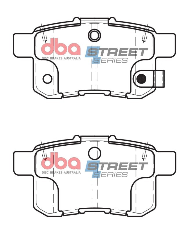 DBA Street Series Rear Brake Pads | Acura TSX (09-14) (DB1953SS)