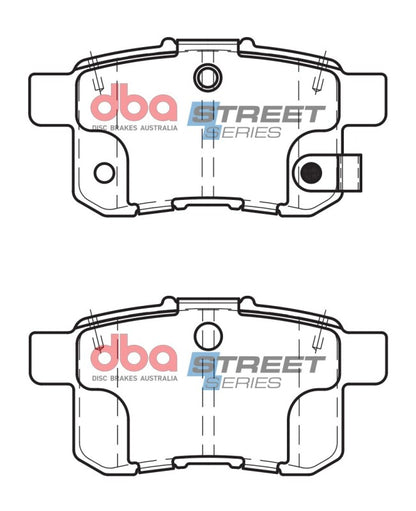 DBA Street Series Rear Brake Pads | Acura TSX (09-14) (DB1953SS)