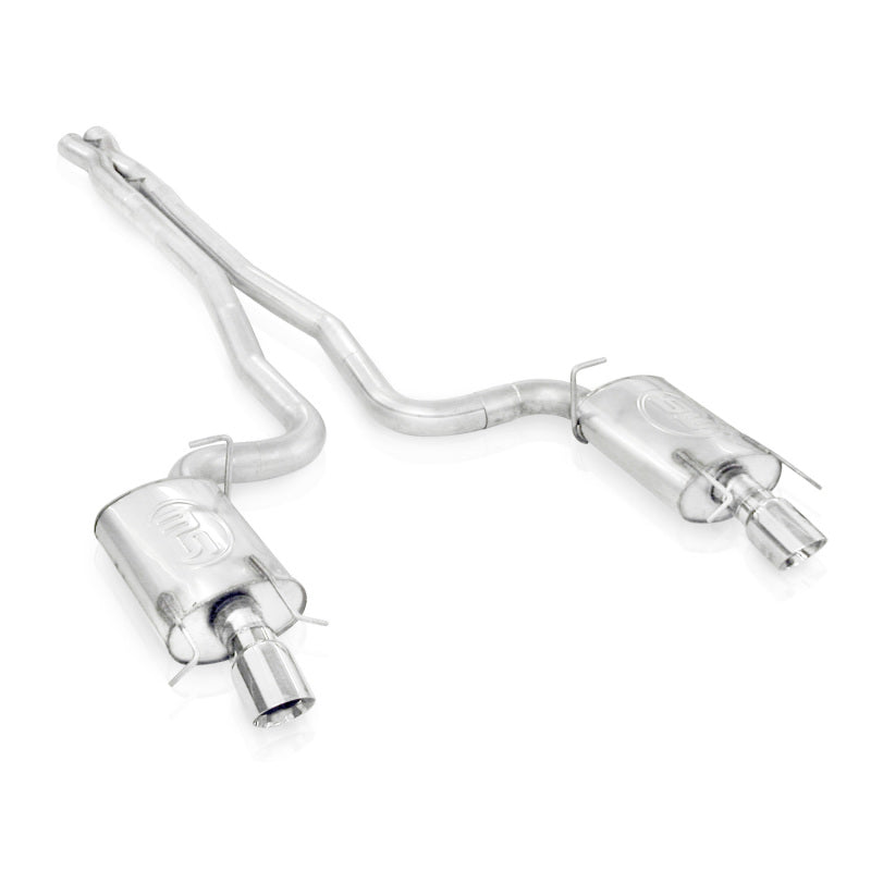 Stainless Works 3in Catback System X-Pipe Chambered Mufflers 4in Tips | Cadillac CTS-V Wagon (09-15) (CTSV9WGCBHDR)