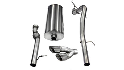 CORSA Sport / 3.0 in Cat-Back SSE 4.0 in Twin Tips | 11-14 Yukon XL Denali/Escalade ESV (14882)