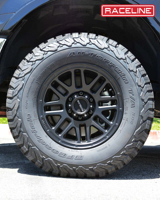 Raceline 944 Outlander Satin Black | 16x8" +0mm | 5x127mm Wheel