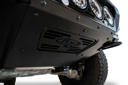 Addictive Desert Designs 2021+ Ford Raptor Bomber Front Bumper w/ 4 Rigid 360 6in Light Mounts