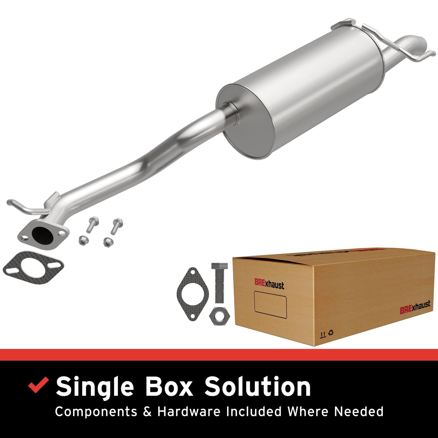 BRExhaust 2003-2006 Subaru Baja 2.5L Direct-Fit Muffler Kit