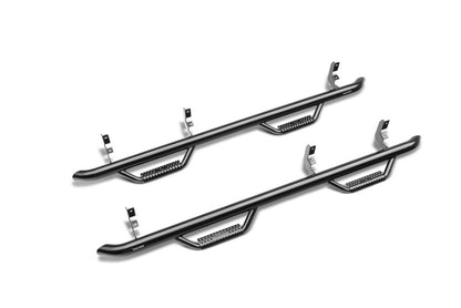 N-Fab Nerf Step 2019 Chevy/GMC 1500 Crew Cab - Cab Length Gloss - Black - 3in