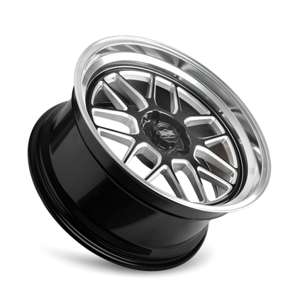 (set of 4) Ridler Wheels 611 Gls Blk Mill w/ Diamond Cut Lip | 20x10" +0mm | 5x127mm Wheels