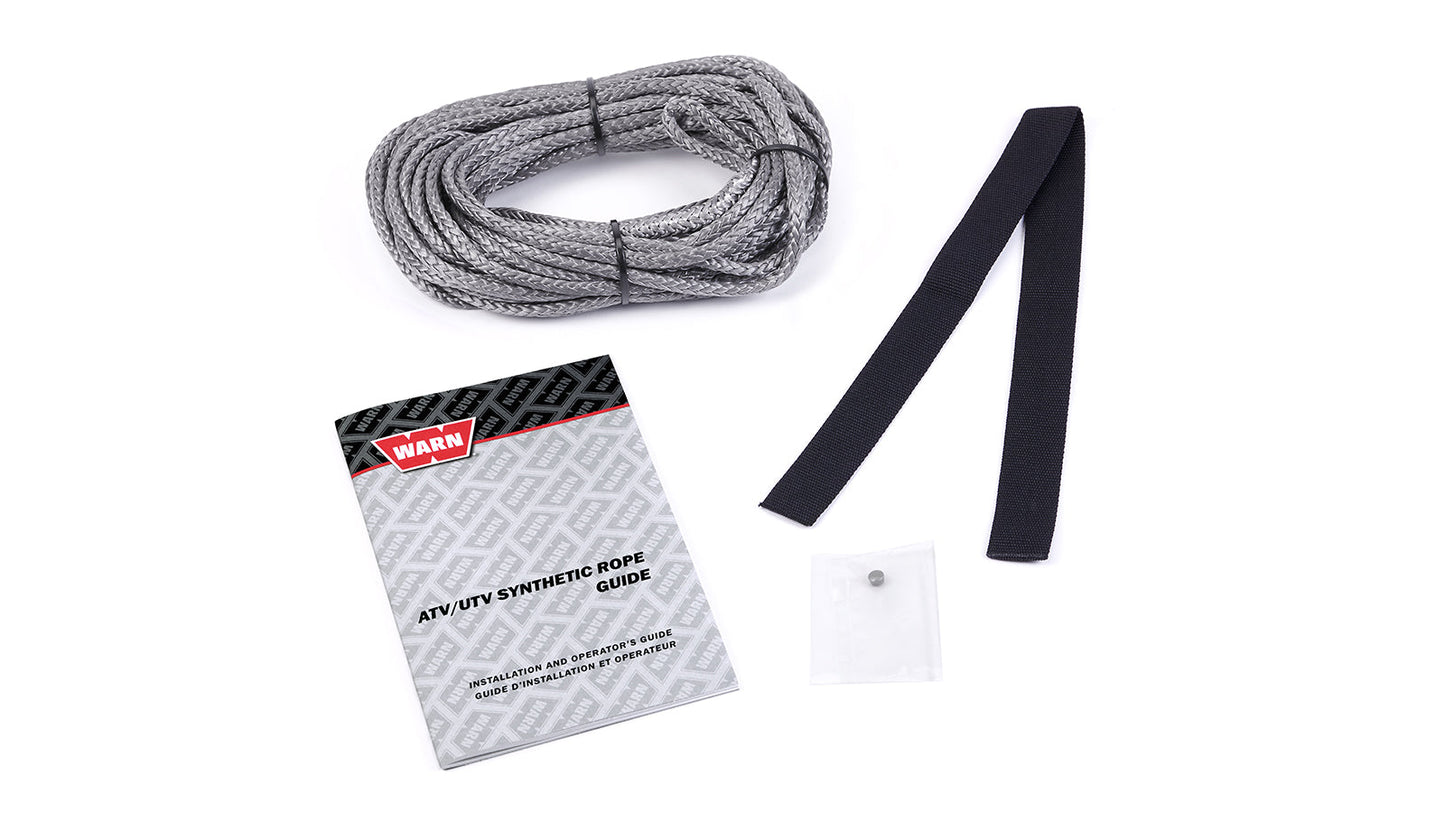 WARN 78388 Synthetic Rope Replacement Repair 7/32 x 50 DC1000 Series Winch