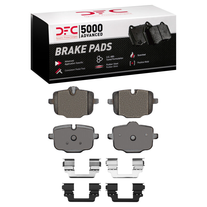 DFC 20-25 X3 Rear 5000 Low Metallic Brake Pads & Hardware Kit (1553-1850-01)