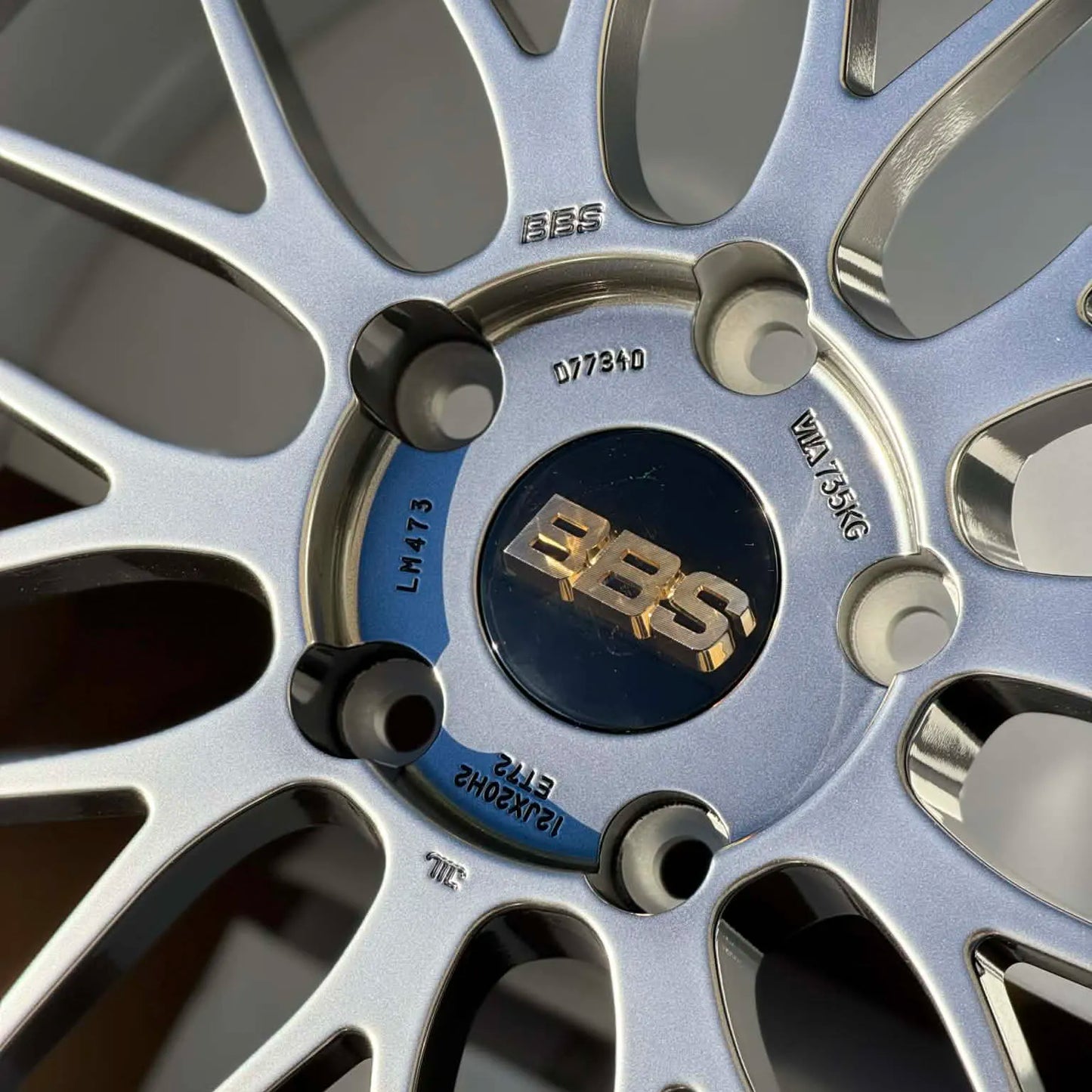 BBS LM 20x9 +42, 20x12 +72 5x130 Diamond Black (SET)