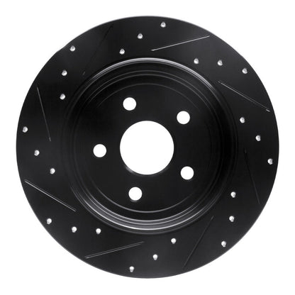 DFC Rear Left D&S Black Brake Rotor: Dodge Durango (11-22)