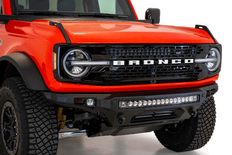 Addictive Desert Designs 2021+ Ford Bronco Stealth Fighter Front Bumper w/ Winch Mount