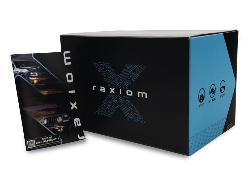 Raxiom 99-04 Ford Mustang Axial Headlights w/ LED Bar Blk (422712)