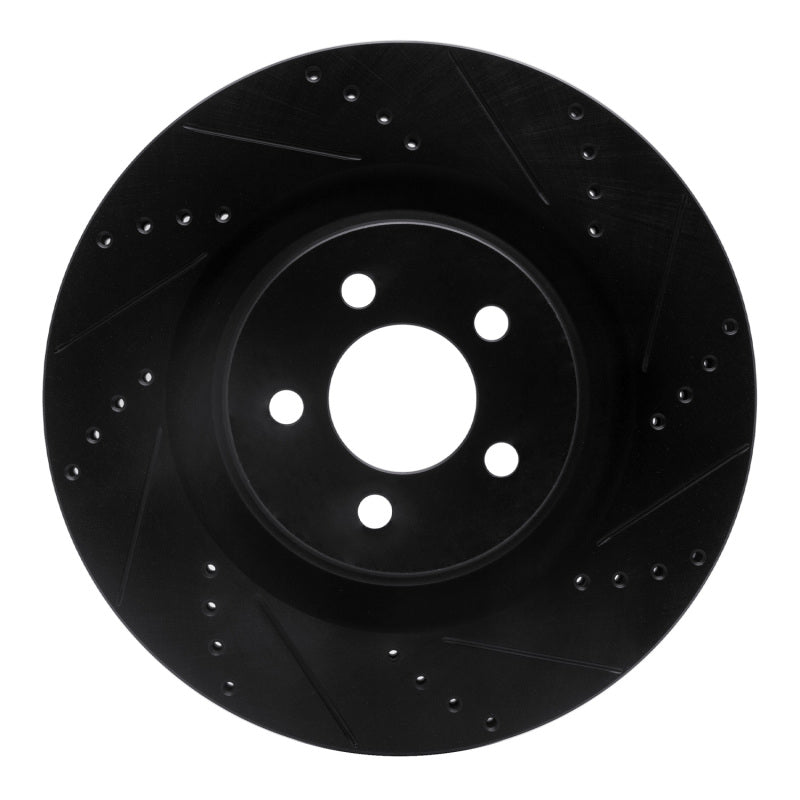 DFC D&S Black Brake Rotor (FRONT RIGHT): Chrysler 300 (05-23)