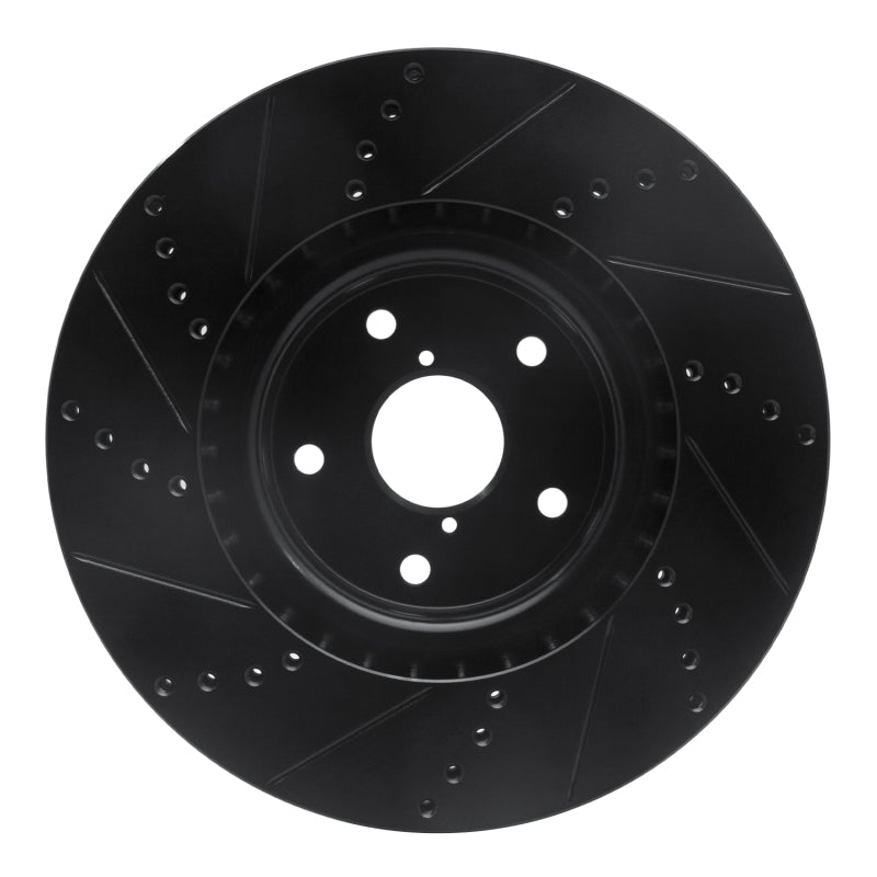 R1 05-17 Subaru WRX STI Drilled & Slotted Rotor | WRX STI (00-21) (ECB-13016R)