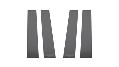Putco 2020 Chevy Silverado HD Pillar Posts | Bow Tie Etching Black Platinum (402671BPGM-1)
