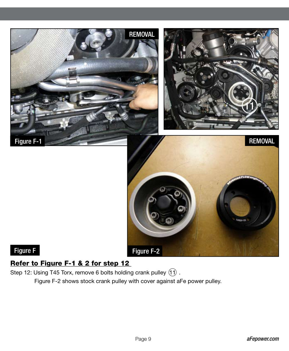 aFe Billet Aluminum Crank Power Pulley Kit | BMW M3 (E90/92/93) (09-12) V8 4.0L (79-10002)